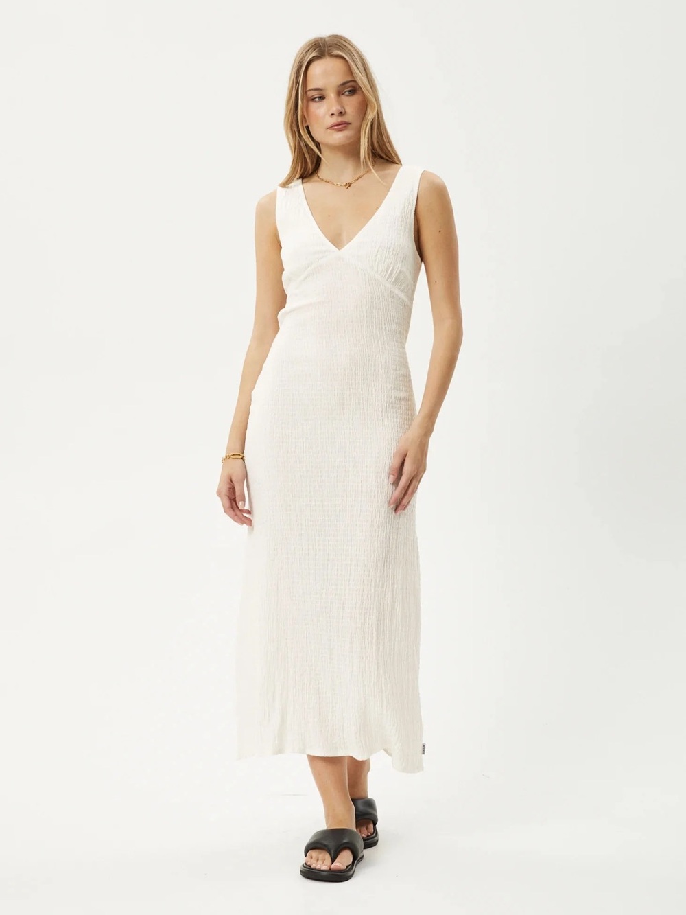 Afends TULLY - SEERSUCKER MAXI DRESS
SEERSUCKER MAXI DRESS